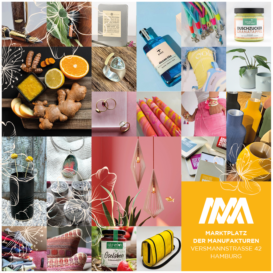 Frühlingsmarkt auf dem Marktplatz der Manufakturen. Über 50 Aussteller präsentieren vom 25.-26.04. von 11-18 Uhr, dazu gibt es Food und Unterhaltung