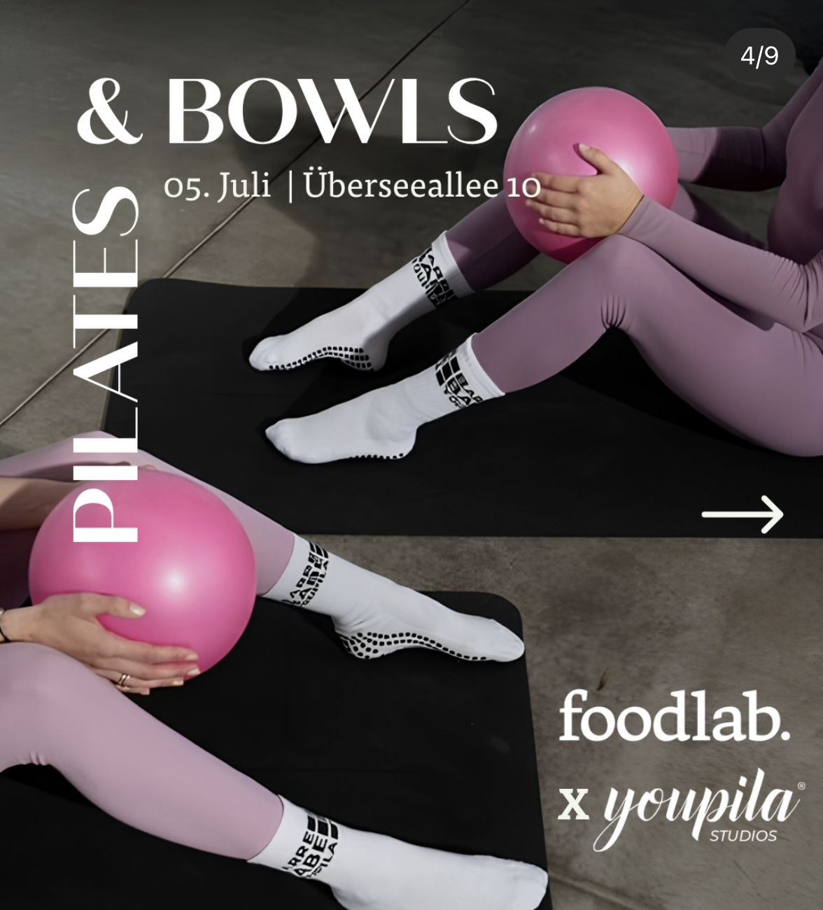Pilates, gesundes Frühstück und Female Health: Das foodlab Hamburg lädt am 5. Juli 2026 zu einem kostenfreien Vormittag in der HafenCity ein.