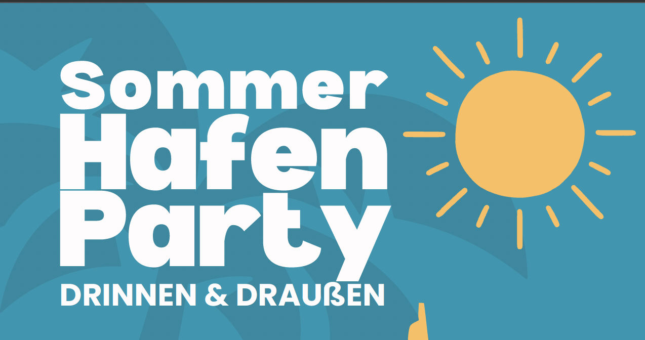 Die nächste Sommer Hafen Party im Golden Pudel Club steigt am 31.07. von 16-21 Uhr. Kostenloser Eintritt. Sei dabei!